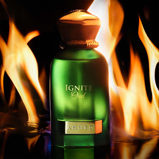 Ignite Oud perfume bottle